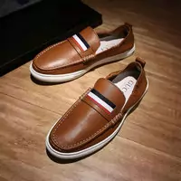 baskets unisexe gucci zapatos leathe brown